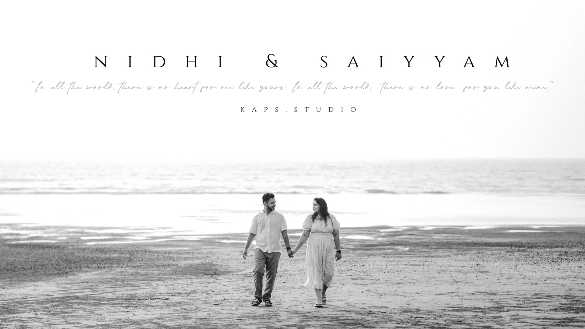 Cinematic wedding film of Nidhi & Saiyyam in Vadodara, Gujarat, India by KAPS Studio
